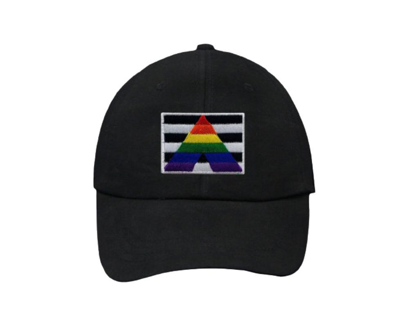 Bulk Straight Ally Flag Baseball Hats, Gay Pride Flag Hats