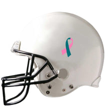 Load image into Gallery viewer, Pink &amp; Teal Ribbon Decals Wholesale, Cancer Awareness Stickers