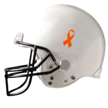 Load image into Gallery viewer, Small Orange Ribbon Decals, Football Helmet Stickers