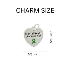 Load image into Gallery viewer, Mental Health Heart Charm Earrings - The Company