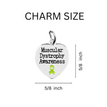 Load image into Gallery viewer, Bulk Lime Green Ribbon Muscular Dystrophy Rope Bracelets - The Awareness Company