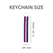 Load image into Gallery viewer, Bulk Asexual Flag Lanyard Style Keychains, Pride Parade Gear
