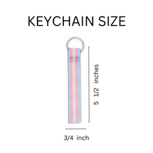 Load image into Gallery viewer, Transgender Flag Lanyard Style Keychains - The Awareness Company