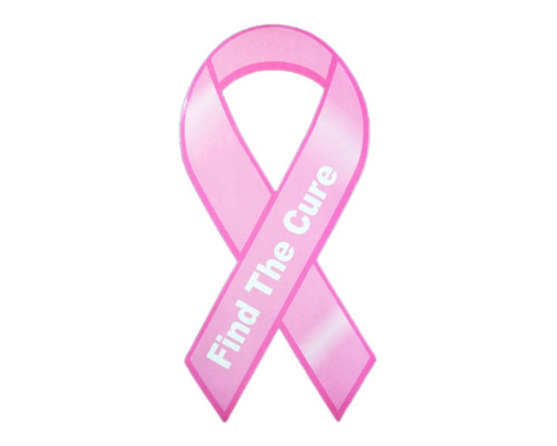 Find The Cure Pink Ribbon Car Magnets for Breast Cancer