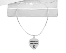 Load image into Gallery viewer, Parkinson&#39;s Heart Necklaces - The Awareness Company