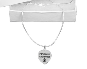 Parkinson's Heart Necklaces - The Awareness Company