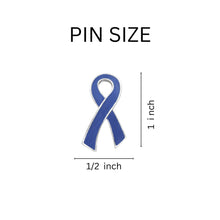 Load image into Gallery viewer, Large Periwinkle Ribbon Pins for Esophageal Cancer Awareness