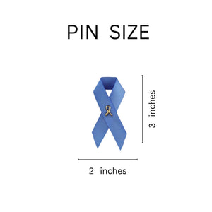 Satin Periwinkle Ribbon Pins - The Awareness Company