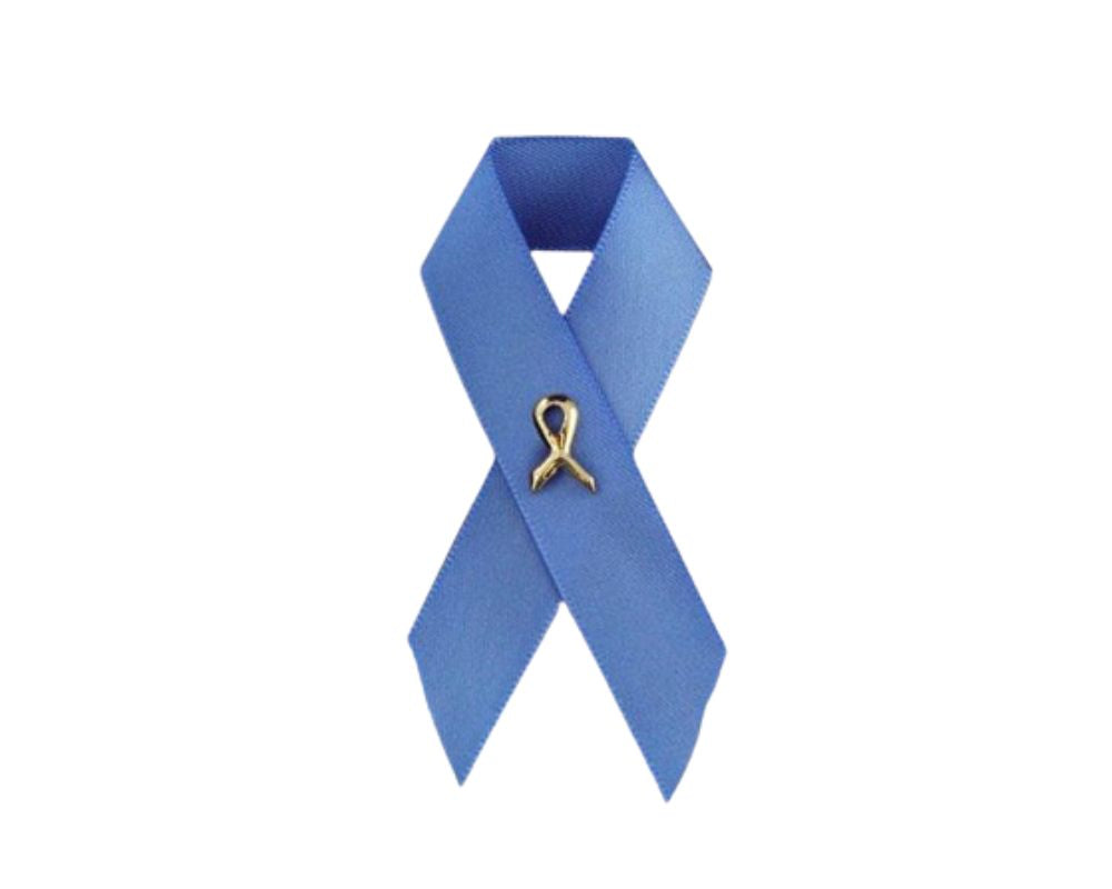 Satin Periwinkle Ribbon Pins - The Awareness Company