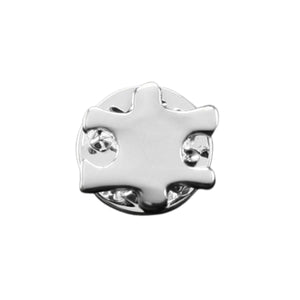 Bulk Silver Autism Awareness Puzzle Piece Shaped Pins, Autism Awareness