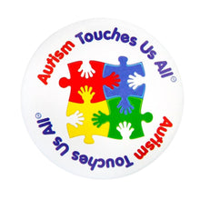 Load image into Gallery viewer, Bulk Round Autism Button Pins Bulk in Bulk for Fundraising - The Awareness Company