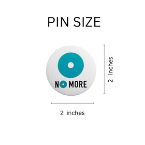 NO MORE Button Pins for Sexual Assault Awareness and Prevention - The Awareness Company