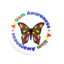 Load image into Gallery viewer, Butterfly Autism Awareness Pins Wholesale, Inexpensive Autism Pins - The Awareness Company