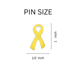 Yellow Ribbon Pins Wholesale, Bladder Cancer Awareness, Military