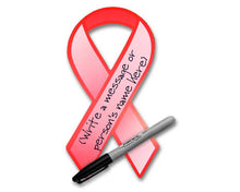 Load image into Gallery viewer, Large Paper Red Ribbons, AIDS HIV - The Awareness Company