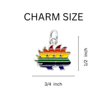 Load image into Gallery viewer, Bulk Libertarian Rainbow Porcupine Bracelets, LGBTQ Jewelry - Rainbow Jewelry - The Awareness Company