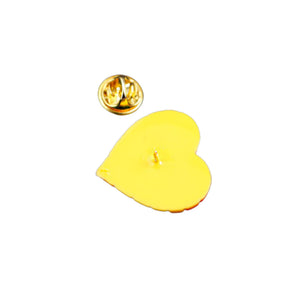 Straight Ally LGBTQ Gay Pride Heart Silicone Pins - The Awareness Company