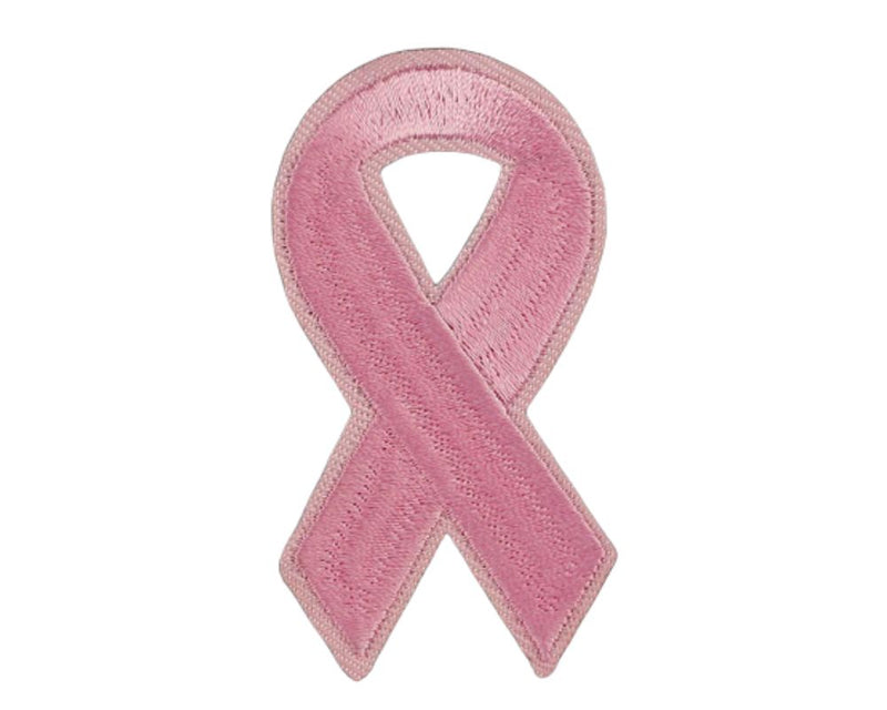 Pink Ribbon Patches for Breast Cancer Awareness