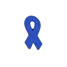 Load image into Gallery viewer, Colon Cancer Dark Blue Silicone Ribbon Lapel Pins Wholesale