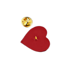 Load image into Gallery viewer, Cheap Red Heart Pins Wholesale, Bulk Heart Disease Lapel Pins