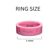 Load image into Gallery viewer, Pink Silicone Rings for Breast Cancer Awareness