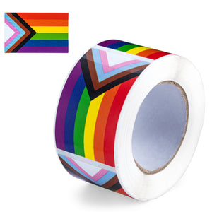 Daniel Quasar "Progress Pride" Flag Stickers (500 Stickers) - The Awareness Company