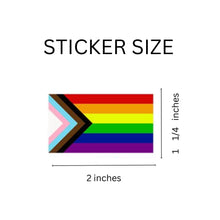 Load image into Gallery viewer, Daniel Quasar Flag Stickers, Largest Selection LGBTQ Stickers