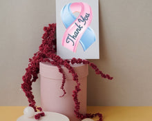 Load image into Gallery viewer, Pink &amp; Blue Ribbon Note Cards for SIDS, Infant Death - The Awareness Company