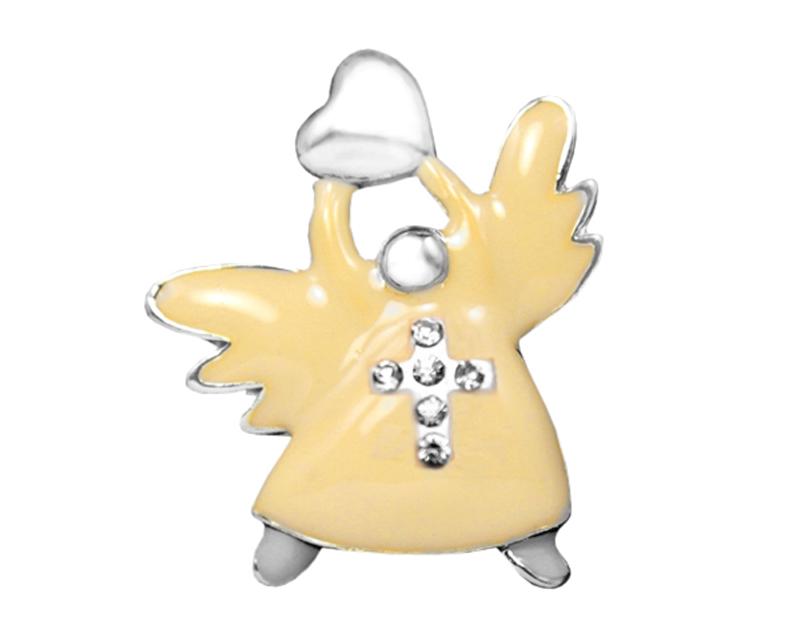 Angel Cross Religious Pins - The Awareness Company