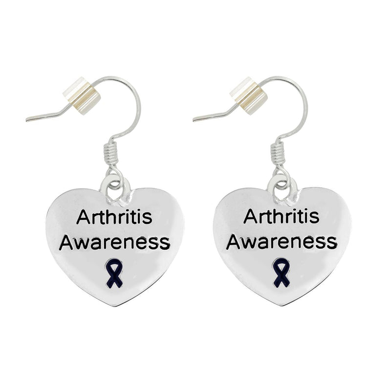 Arthritis Awareness Heart Earrings - The Awareness Company