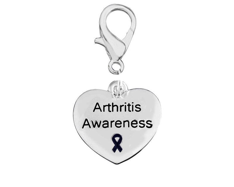 Arthritis Awareness Heart Hanging Charms - The Awareness Company