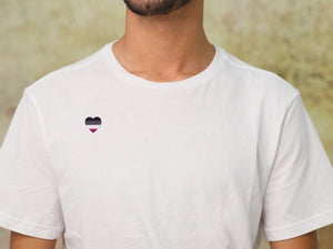 Asexual Flag Heart Silicone Pins - The Awareness Company