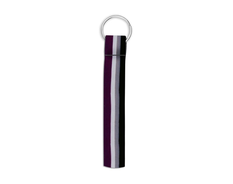 Asexual Flag Lanyard Style Keychains - The Awareness Company