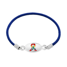 Load image into Gallery viewer, Autism Awareness Ribbon Stretch Bracelets - The Awareness Company