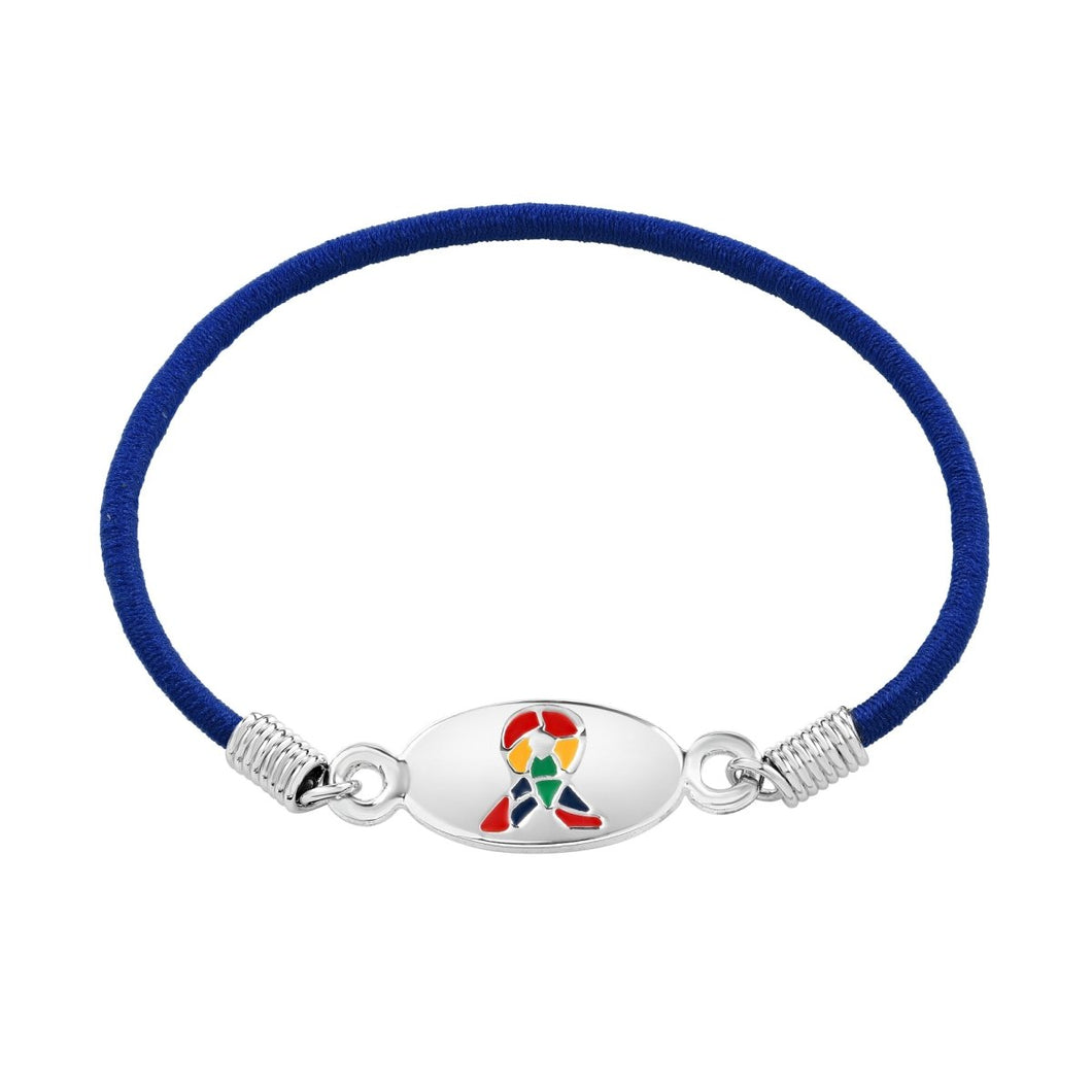 Autism Awareness Ribbon Stretch Bracelets - The Awareness Company