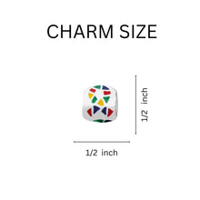 Load image into Gallery viewer, Autism Ribbon Barrel Charms - The Awareness Company