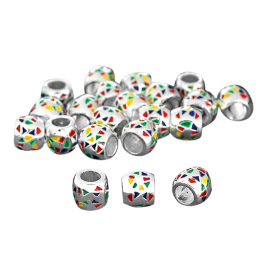 Autism Ribbon Barrel Charms - The Awareness Company