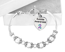 Load image into Gallery viewer, Suicide Awareness Partial Beaded Bracelets - The Awareness Company 