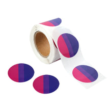 Load image into Gallery viewer, Bisexual Circle Stickers (250 per Roll) - The Awareness Company