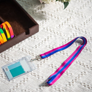 Bisexual Flag Lanyards - The Awareness Company