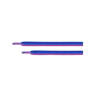 Bisexual Flag Striped Shoe Laces - The Awareness Company