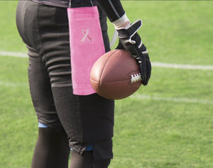 Breast Cancer Pink Ribbon Football Towels - The Awareness Company
