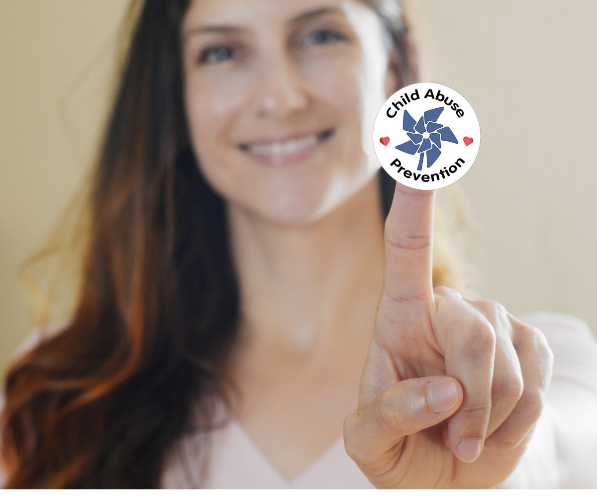 Child Abuse Awareness Pinwheel Stickers, Blue Pinwheel Stickers – The ...