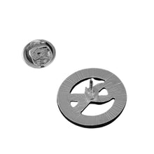 Load image into Gallery viewer, Circle Domestic Violence Awareness Ribbon Pins - The Awareness Company