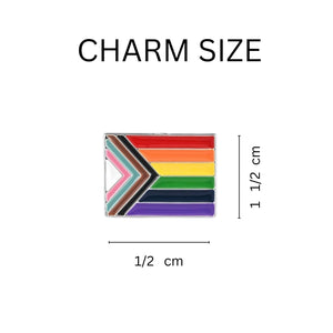Daniel Quasar Flag Charm Stretch Bracelets - The Awareness Company