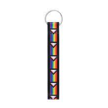 Load image into Gallery viewer, Daniel Quasar Flag Lanyard Style Keychains - The Awareness Company