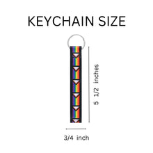 Load image into Gallery viewer, Daniel Quasar Flag Lanyard Style Keychains - The Awareness Company