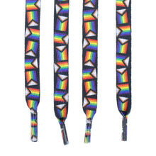 Load image into Gallery viewer, Daniel Quasar Flag Shoe Laces (1 Pair) - The Awareness Company