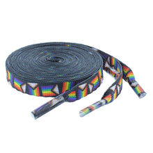 Load image into Gallery viewer, Daniel Quasar Flag Shoe Laces (1 Pair) - The Awareness Company