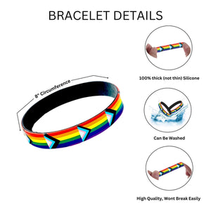 Daniel Quasar Flag Silicone Bracelets - The Awareness Company